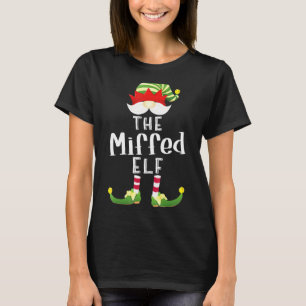 Miffed Elf Group Christmas Pajama Party T-Shirt