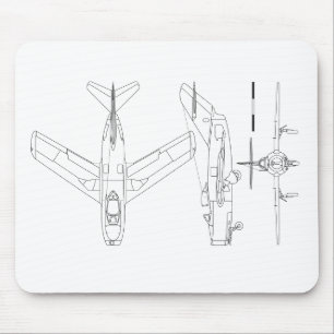 Mig-15 Mouse Mat