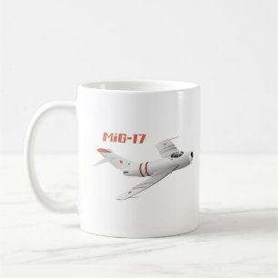 MiG-17 Soviet Jet Fighter Coffee Mug
