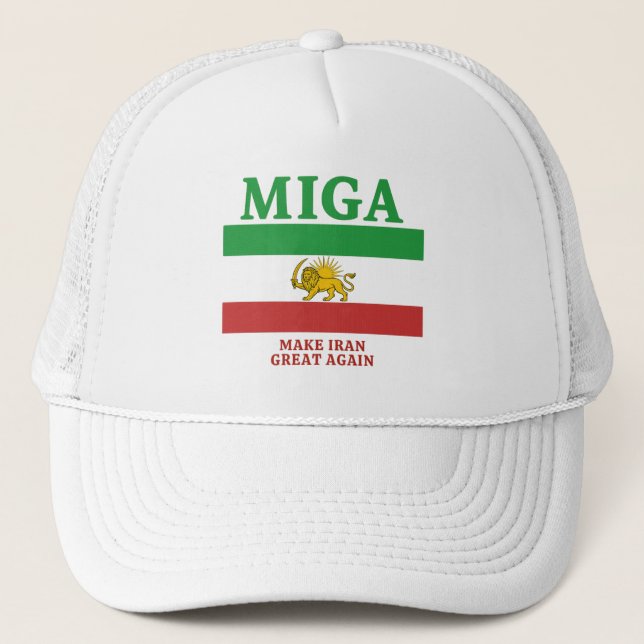 MIGA Hat – Make Iran Great Again Cap. (Front)