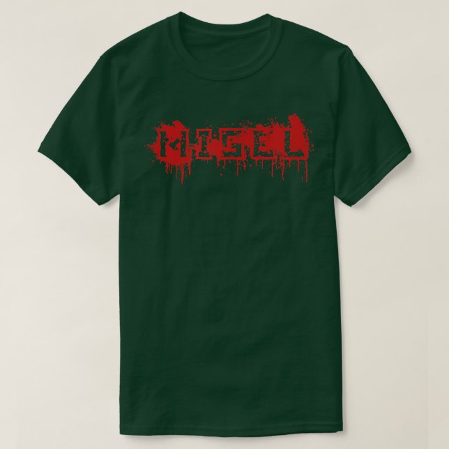 Migel  First Name Halloween Costume Personalised  T-Shirt (Design Front)
