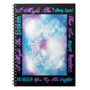 Might Be Broken But NOT Hopeless Notebook Journal