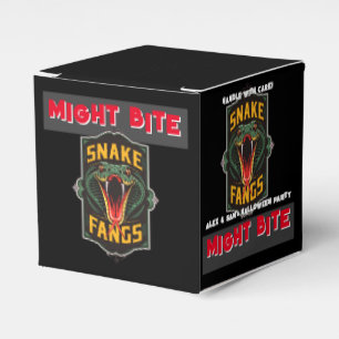 MIGHT BITE Snake Fang Halloween Party Spooky Candy Favour Box
