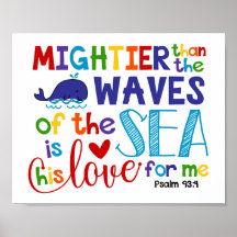 Mightier Than The Waves Kids Christian