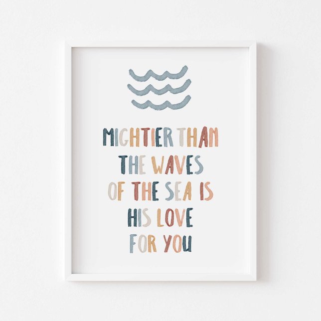 Mightier than waves of poster (Creator Uploaded)