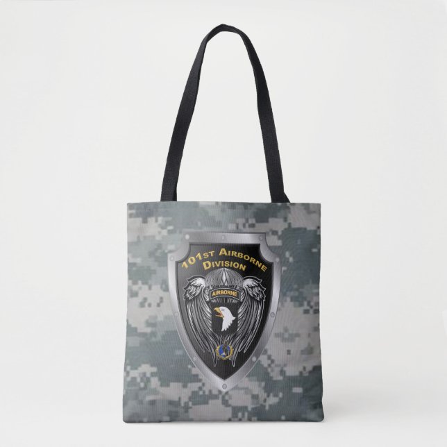 Mighty 101st Airborne Division Tote Bag (Front)