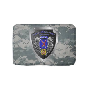 Mighty 10th Mountain Division “Climb To Glory” Bath Mat