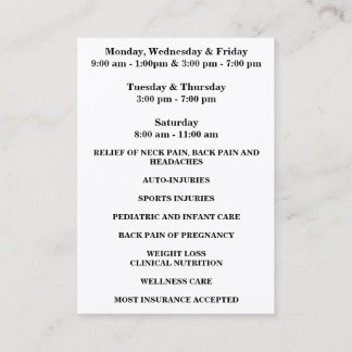 Mighty, 3.5" x 2.5" Business Card