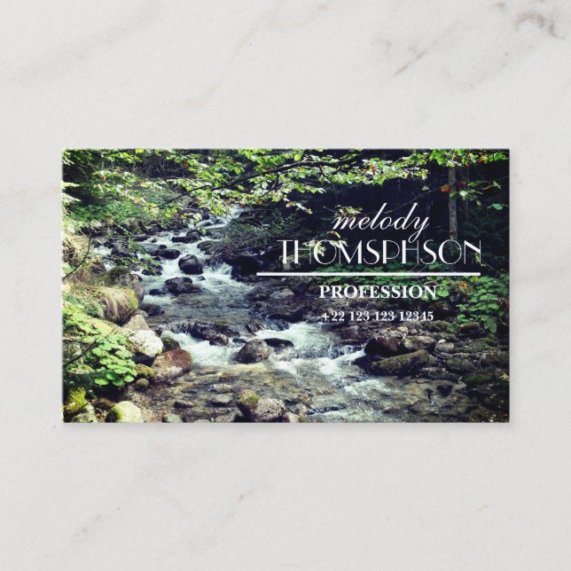 Mighty, 8.9 cm x 6.4 cm, Standard Matte Business Card (Front)
