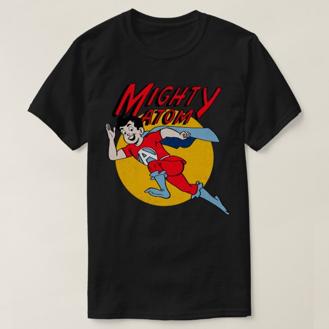 Mighty atom comic retro T-Shirt (Design Front)