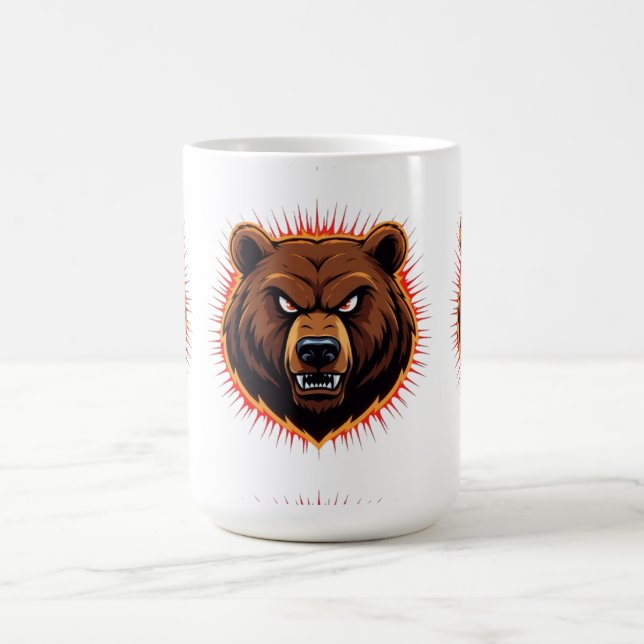 Mighty Bear – Raw Strength of Nature Coffee Mug (Center)