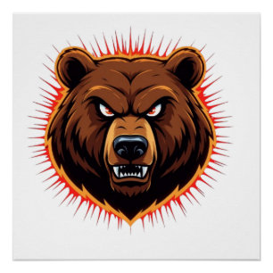 Mighty Bear – Raw Strength of Nature Poster