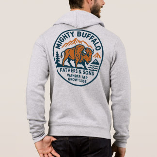 Mighty Buffalo zipper sweater