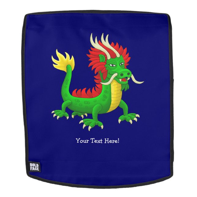 Mighty Chinese Dragon Backpack (Removable Face)