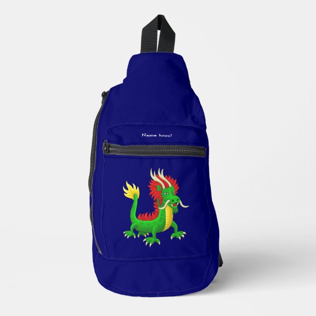 Mighty Chinese Dragon Sling Bag (Front)