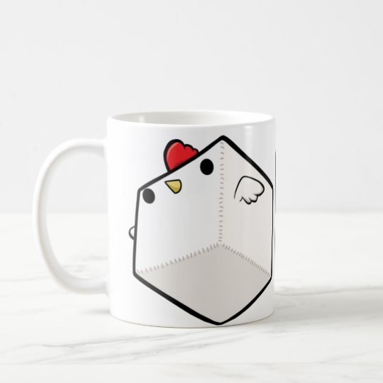 Mighty Cockblock White Mug