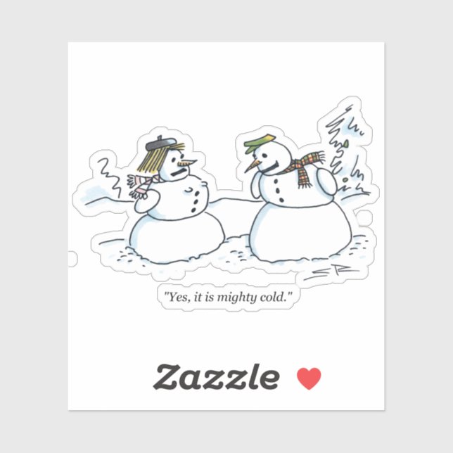 Mighty Cold sticker (Sheet)