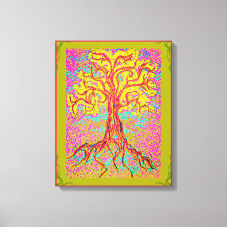 Mighty Colourful Tree Canvas Print