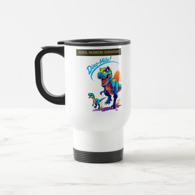 Mighty Dino Travel Mug (Left)