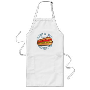 Mighty Dog Hotdog Personalised Long Apron