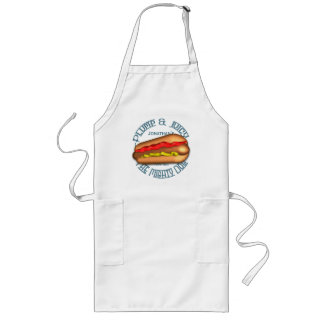 Mighty Dog Hotdog Personalised Long Apron