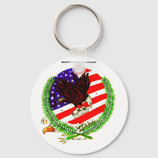 MIGHTY EAGLE, MIGHTY EAGLE by Charis Dondeli Key Ring