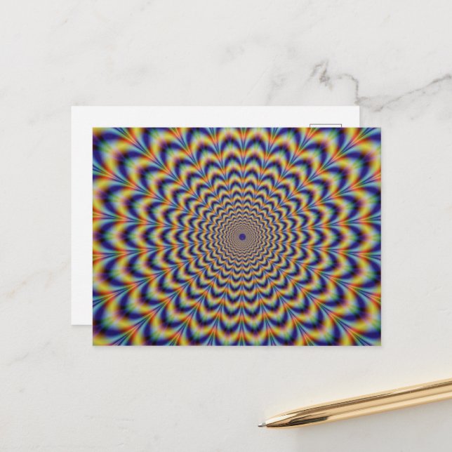 Mighty Illusion Postcard (Front/Back In Situ)