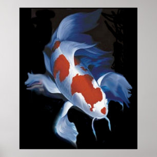 Mighty Koi Poster