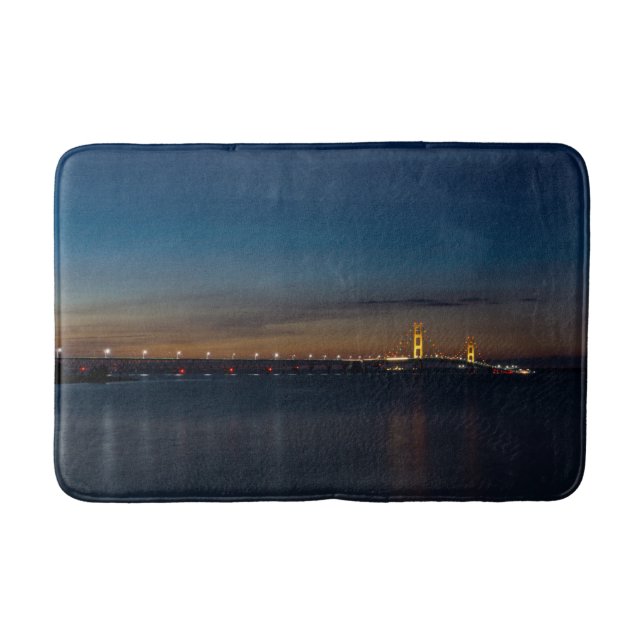 Mighty Mac At Night Pano Bath Mat (Front)