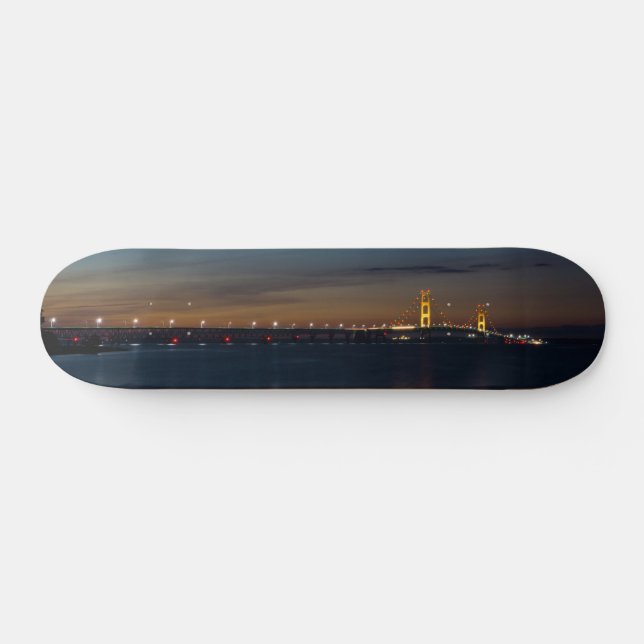 Mighty Mac At Night Pano Skateboard (Horz)