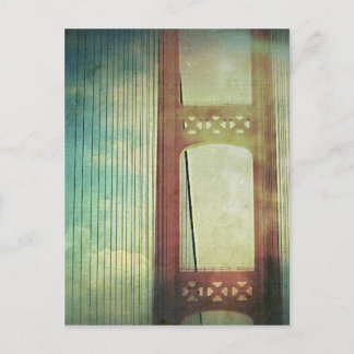 Mighty Mackinac Bridge Michigan Postcard