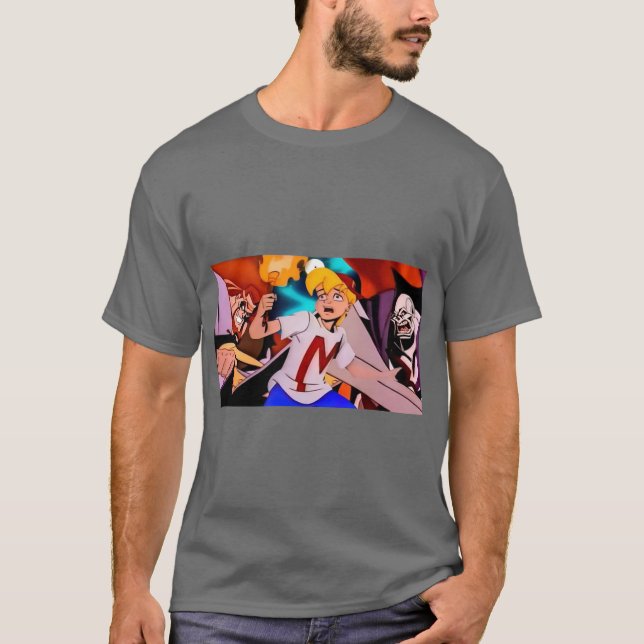 Mighty Max Skullmaster Norman T-Shirt (Front)
