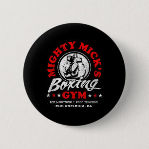 Mighty Mick's Boxing Gym Clic 70s Philadelphia 6 Cm Round Badge