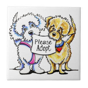 Mighty Mutts Please Adopt Tile
