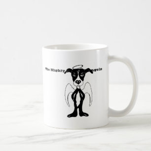 Mighty Pit Bull Angel, Our Motto:Don't Punish T... Coffee Mug