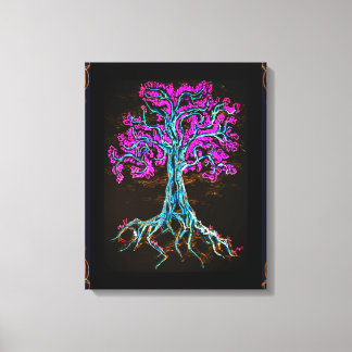 Mighty Purple Tree Canvas Print