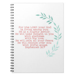 "mighty saviour" zephaniah 3:17 journal