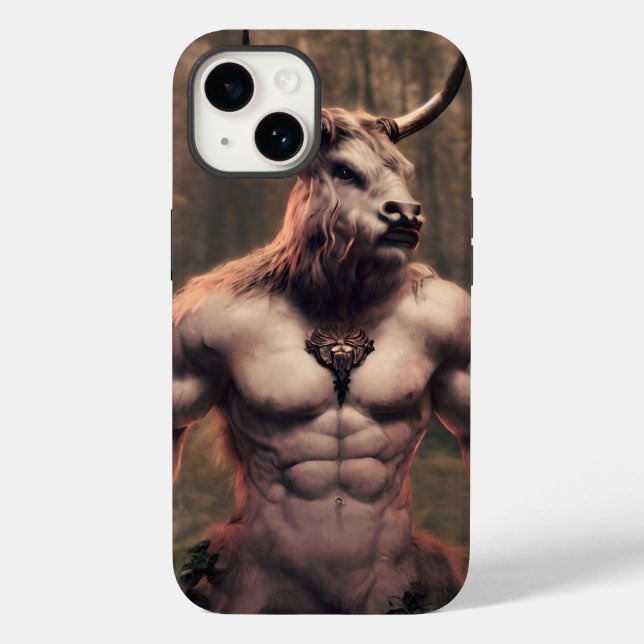 mighty Taurus in the forest Case-Mate iPhone Case (Back)