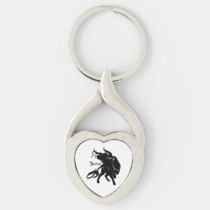 Mighty Taurus the Bull Zodiac Key Ring