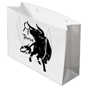 Mighty Taurus the Bull Zodiac Large Gift Bag