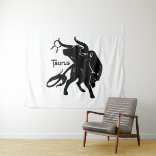Mighty Taurus the Bull Zodiac Tapestry