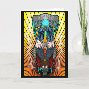 Mighty Thor - Full Colour Greeting Card