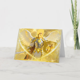 Mighty Warrior Angel Card