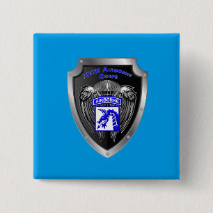 Mighty XVIII Airborne Corps 15 Cm Square Badge