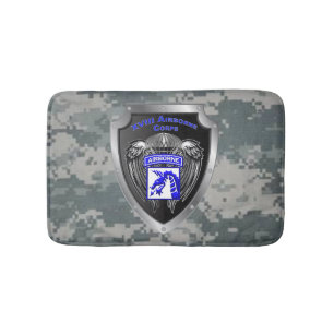 Mighty XVIII Airborne Corps Veteran Bath Mat