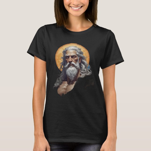 Mighty Zeus – God of Thunder T-Shirt (Front)