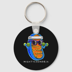 Mightychondria Cellular Biology Science Teacher Fu Key Ring