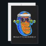 Mightychondria Cellular Biology Science Teacher Holiday Card<br><div class="desc">Mightychondria Cellular Biology Science Teacher</div>