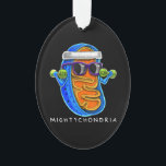 Mightychondria Cellular Biology Science Teacher Ornament<br><div class="desc">Mightychondria Cellular Biology Science Teacher</div>