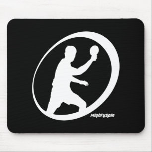 MightySpin Ping Pong Tee Table Tennis Comfy Mouse Mat